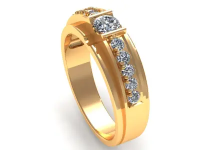 Man Wedding Ring 280 3D print model