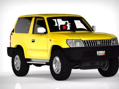 Toyota Meru Higt Poly  3D model