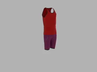Sport Suit Low-poly 3D model order