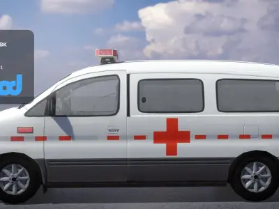 TW Ambulance 001 3D model