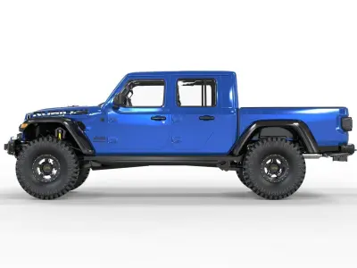 Jeep Gladiator 2021 Pro Edition  3D model