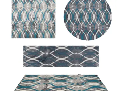 Rugs No 711 Low-poly 3D model