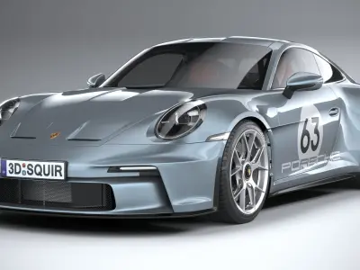 Porsche 911 S-T 2024 3D model