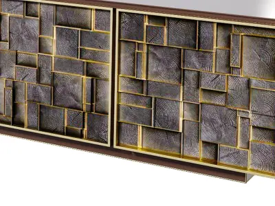 Modern Cabinet Decorative Luxury 3D model