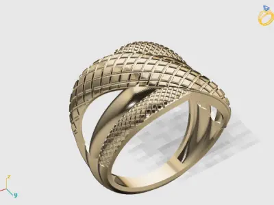 Women Plain Ring STL Models Womens Ring 3dmodels 3D print model 3D print model 33