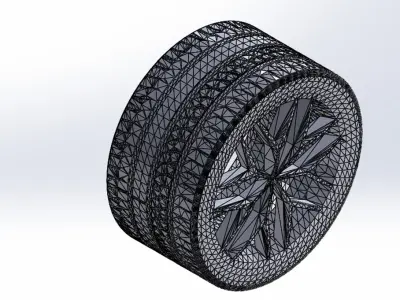 Nissan GTR car model assembly 3D model