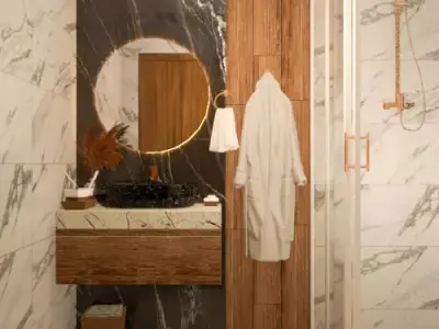 small bathroom 3D model