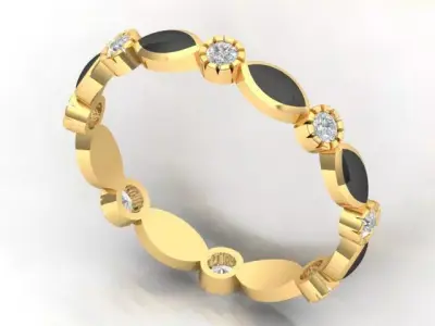 Band Ring  3D print model get