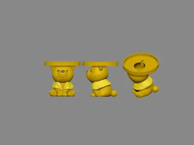 Cute Teddy Bear 3D print model