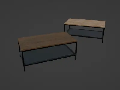 Ikea Couch Table Remodeled 3D model