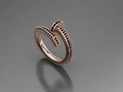 anillo engaste  3D model