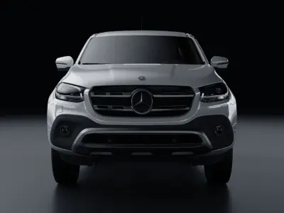 Mercedes Benz X Class 2018 Low-poly 3D model