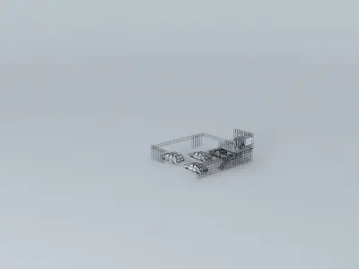 car pavilion 3D model