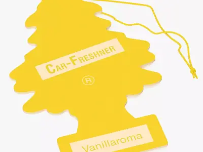 Little Trees Car Freshener Vanillaroma Juice 3D model