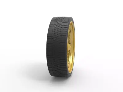 30 inch Wire wheel of Donk car Scale 1 to 25 3D print model