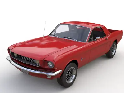 Mustang Mustero 1966 3D model