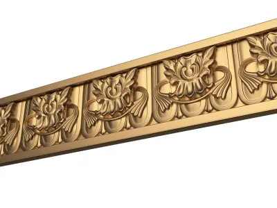 Ornament Element Molding 031 Low-poly 3D model