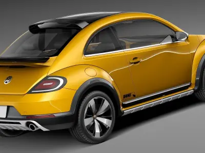 Volkswagen Beetle Dune Concept 2014 3D model