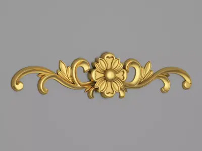 Classic Carved 007 3D model
