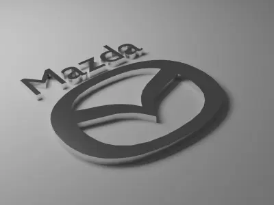 mazda 3d logo 3D model