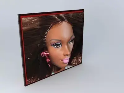 BARBIE 3D African Porcelain Doll.... Free 3D model