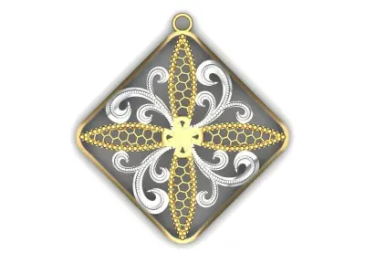 Luxury Pendant  3D print model purchase
