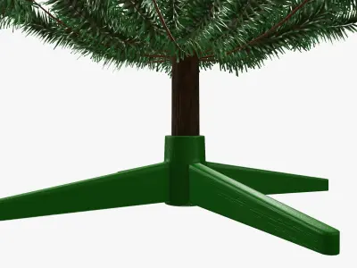 Fir tree artificial 02 3D model