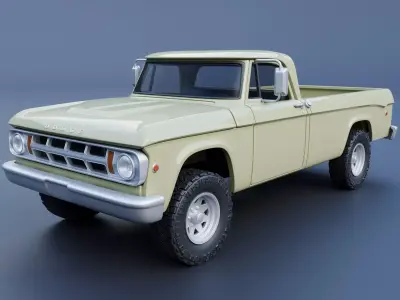 Dodge Power Wagon  W100 1969 3D print model