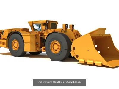 Mining Machinery Equipment Pack 3D Model Collection