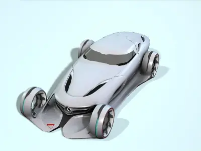 racing cars pack and gaming cars pack Low-poly 3D model