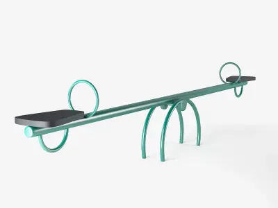 Playground Seesaw 3D model