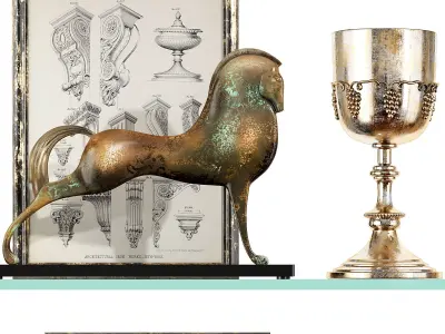 Decor set 51 3D model