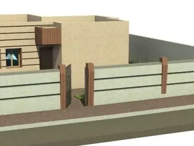 House dwg 3D  3D print model