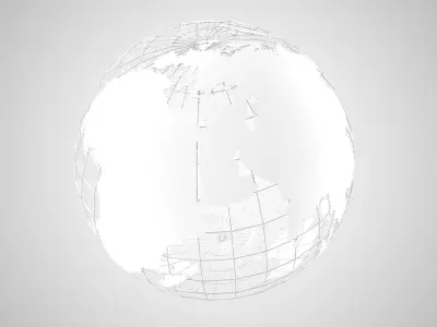 Globe News Skalton Pale Yellow 3D model
