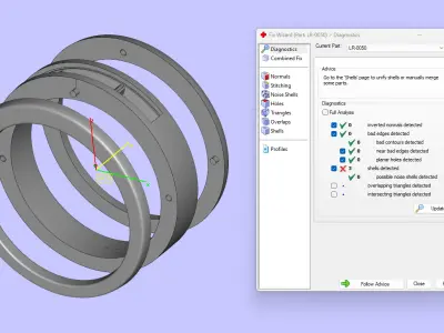 Dual Tone Diamond Wedding Band for Mens 3D print model