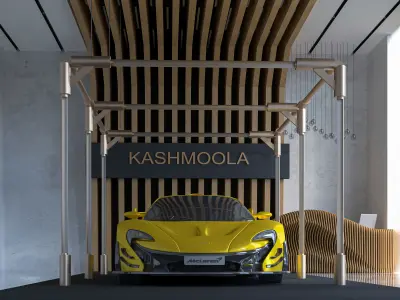 car showroom  3D model