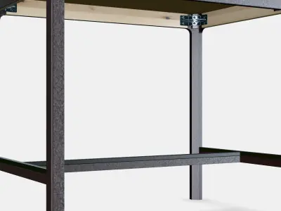 EKEDALEN Bar table 3D model