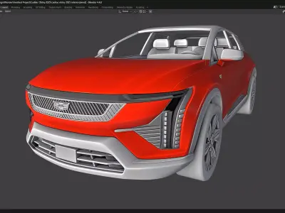 Cadillac Obtiq 2025 Low-poly 3D model