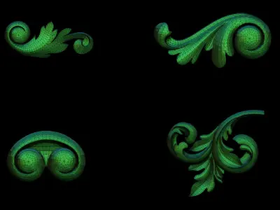 High quality 3d ornaments superpack 80 3D print model