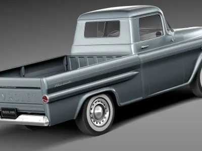 Chevrolet Apache Pickup CG 1958 3D model