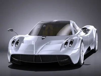 Pagani Huayra 2016 VRAY 3D model