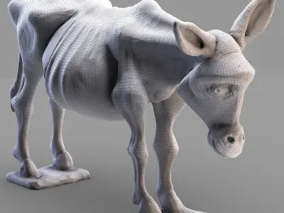Pavel Quoytcheff Donkey 2006 3D model