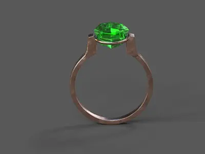 High-Quality 3D Ring Model Low-poly 3D model