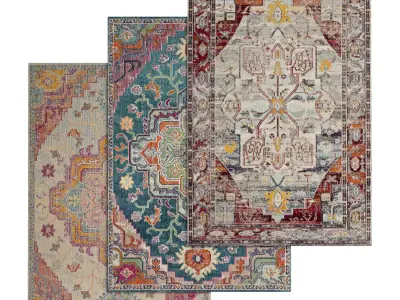 Rug Set 2045 3D model