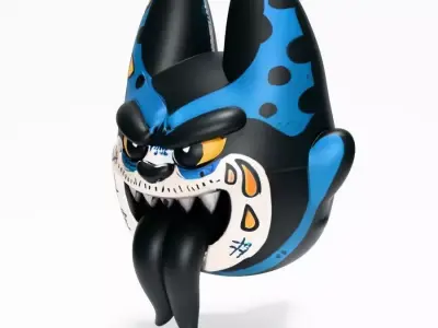 Boo Cell Tattoo from Mario Bros toy 3D print model