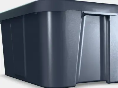 KLAMTARE Box with lid in-outdoor Low-poly 3D model