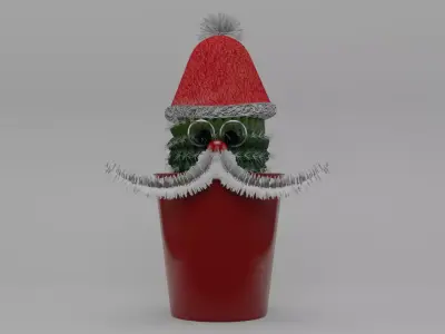 CHristmas Cactus 3D 3D model