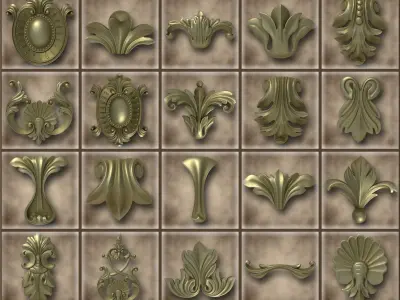 Ornamental Vol 05 3D model