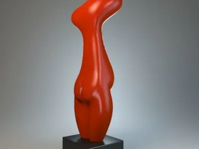 Yin Sculpture 3D model