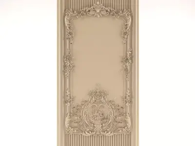 Classic Wall Panel  3D model